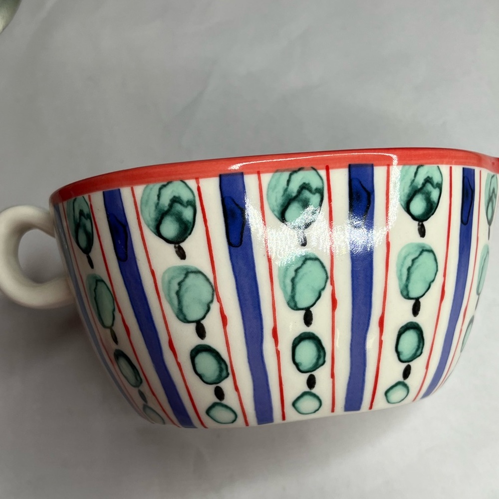 Anthropologie Ceramic Citrus Juicer Orange Lemon Reamer Ceramic Squeezer - Picture 2 of 4